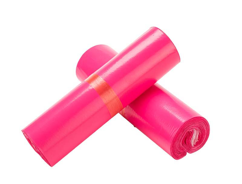 富源玫红色快递袋-02